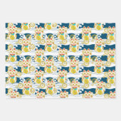 Feuille De Papier Cadeau Chiyogami Yuzen Washi Style motif (Devant 3)