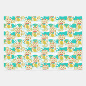 Feuille De Papier Cadeau Chiyogami Yuzen Washi Style motif (Devant 2)