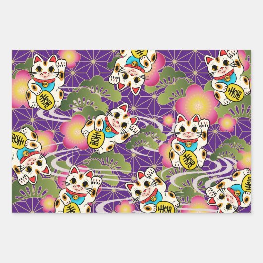 Feuille De Papier Cadeau Chiyogami Yuzen Washi Style motif (Devant 3)