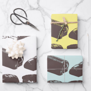 Feuille De Papier Cadeau Chocolat Bonbons sucreries Pâtisserie Traitements 