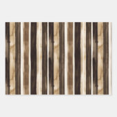 Feuille De Papier Cadeau Chocolat Brown crémeux Vache Imprimer Animal Anniv (Devant 3)