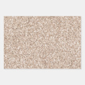 Feuille De Papier Cadeau Chocolat Brown Zebra Parties scintillant (Devant 3)