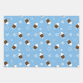Feuille De Papier Cadeau Chocolat chaud (Devant)