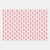 Feuille De Papier Cadeau Chocolat Fraise Fudgesicle Crème Ice Popsicle (Devant 3)