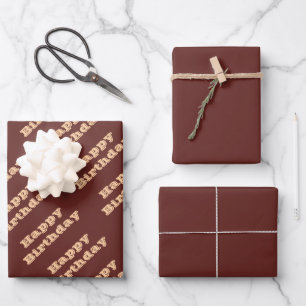 Feuille De Papier Cadeau Chocolat Labrador Fourrure de chien Brown couleur 