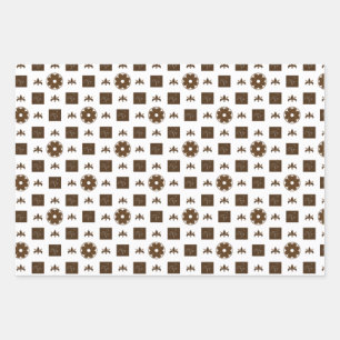 FEUILLE DE PAPIER CADEAU CHOCOLAT LV&VANILLA