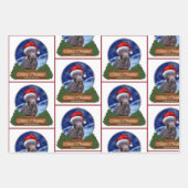 Feuille De Papier Cadeau Chocolate Labrador (Devant 2)