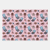 Feuille De Papier Cadeau Chocolate theme cute wrapping paper sheets (Devant 3)
