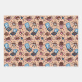 Feuille De Papier Cadeau Chocolate theme cute wrapping paper sheets (Devant 2)