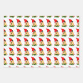 Feuille De Papier Cadeau Chow Chow Noël (Devant 3)