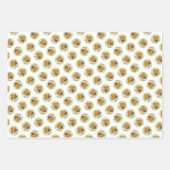 Feuille De Papier Cadeau Chow Chow Peinture Rouge Roux Cute Chien original (Devant 2)