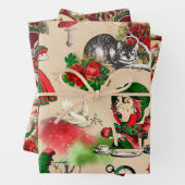 Feuille De Papier Cadeau Christmas Alice In Wonderland (En situation)