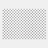 Feuille De Papier Cadeau Christmas Black & White Wrapping Paper (Devant 3)