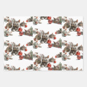 Feuille De Papier Cadeau Christmas Cats (Devant)