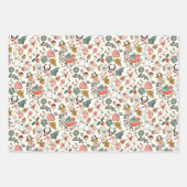 Feuille De Papier Cadeau Christmas Ditsy Doodles  (Devant 2)