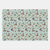 FEUILLE DE PAPIER CADEAU CHRISTMAS DOG CUTENESS (Devant)