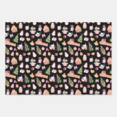 Feuille De Papier Cadeau Christmas Gingerbread Pink (Devant 3)