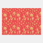 Feuille De Papier Cadeau Christmas Gingerbread Wonderland (Devant 2)