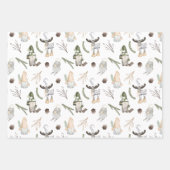 Feuille De Papier Cadeau Christmas Gnomes (Devant)