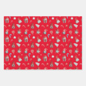 Feuille De Papier Cadeau Christmas Gnomes (Devant)