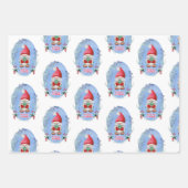 Feuille De Papier Cadeau Christmas Gnomes (Devant 3)