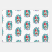 Feuille De Papier Cadeau Christmas Gnomes (Devant)