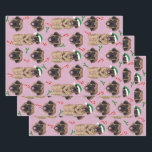 Feuille De Papier Cadeau Christmas Leonberger<br><div class="desc">Noël Leonberger</div>