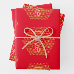 Feuille De Papier Cadeau Christmas love flower of life Cadeau