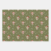 FEUILLE DE PAPIER CADEAU CHRISTMAS MICE (Devant 3)