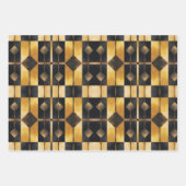 Feuille De Papier Cadeau Christmas Retro Vinage Style (Devant)