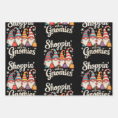 Feuille De Papier Cadeau Christmas Shopping With My Gnomies Gnome Xmas (Devant)