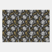 Feuille De Papier Cadeau Christmas Sweater Socks Hat Gloves Snowflakes (Devant 2)