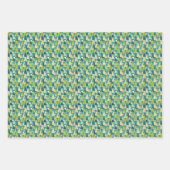 Feuille De Papier Cadeau Christmas Tree Trio (Devant 3)