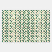 Feuille De Papier Cadeau Christmas Tree Trio (Devant)