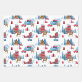 Feuille De Papier Cadeau Christmas Winter Wonderland (Devant)