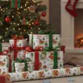 Feuille De Papier Cadeau Christmas Wrapping Paper