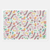 Feuille De Papier Cadeau Christmas Wrapping Paper Bundle – Holiday winter (Devant 2)