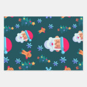Feuille De Papier Cadeau Christmas wrapping paper, Santa Claus (Devant 2)