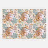 Feuille De Papier Cadeau Chute Whimsical Pastel Foliage Motif & Photo (Devant 3)