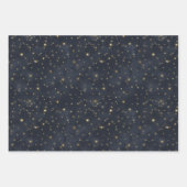 Feuille De Papier Cadeau Ciel étoilé céleste (Devant 3)