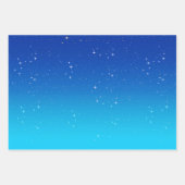 Feuille De Papier Cadeau Ciels étoilés (Devant 2)