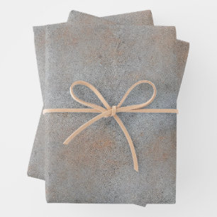 Feuille De Papier Cadeau Ciment En Béton Doux Avec Image En Argile