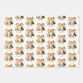 Feuille De Papier Cadeau Cimier HOGWARTS™ (Devant 3)