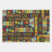 Feuille De Papier Cadeau Cinco de Mayo (Devant 2)