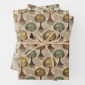 Feuille De Papier Cadeau Circuit Board and Trees Roots  (En situation)