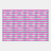 Feuille De Papier Cadeau Cirque d'anniversaire personnalisé (Devant 3)