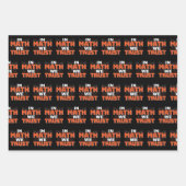 Feuille De Papier Cadeau Citation d'enseignant en mathématiques - En mathém (Devant)