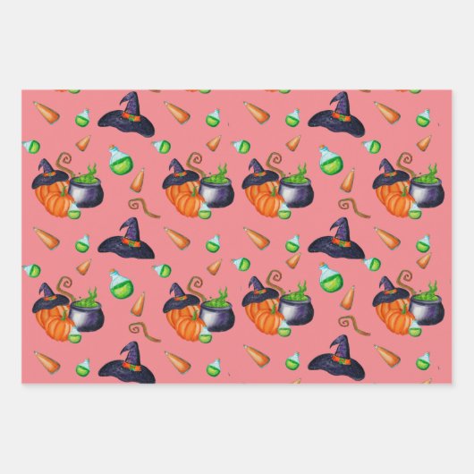 Feuille De Papier Cadeau Citation d'Hocus Pocus Halloween Femmes (Devant 2)