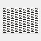 Feuille De Papier Cadeau Citroen 2 CV Bleu Blanc Rouge (Devant 2)