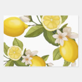 Feuille De Papier Cadeau citron vert (Devant)
